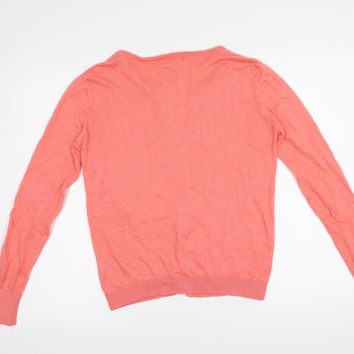 Primark Womens Orange   Cardigan Jumper Size 10