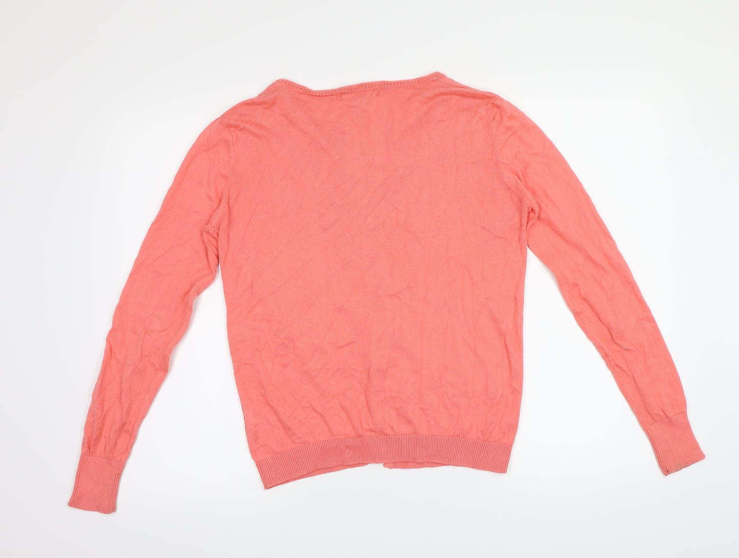 Primark Womens Orange   Cardigan Jumper Size 10