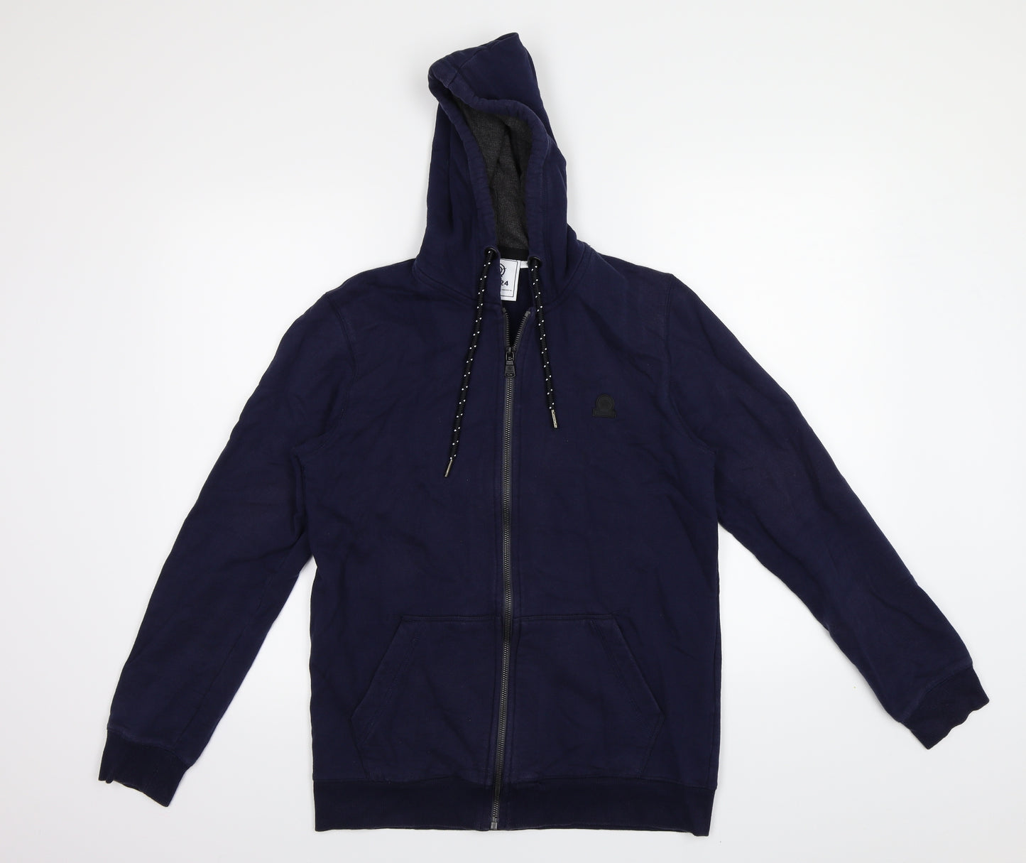 TOG 24 Mens Blue   Full Zip Hoodie Size S