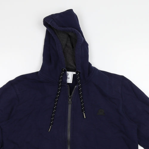 TOG 24 Mens Blue   Full Zip Hoodie Size S