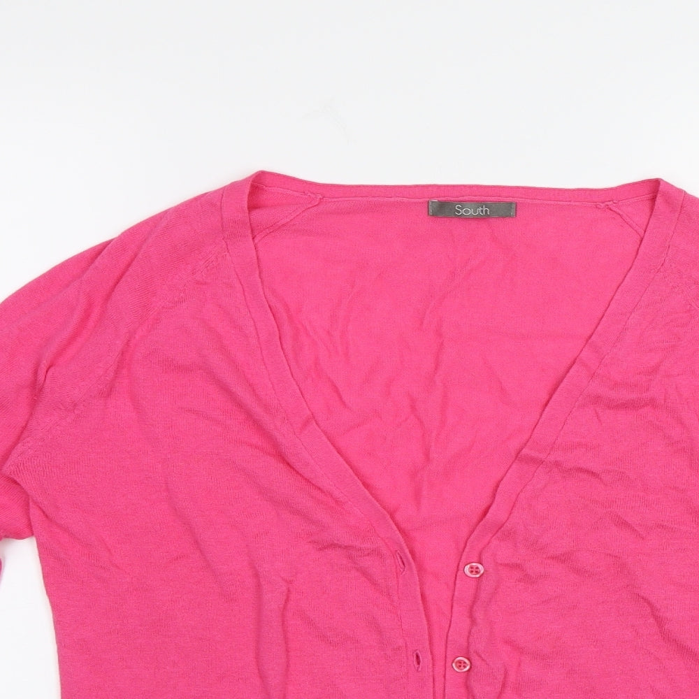 South Womens Pink   Cardigan Jumper Size 12