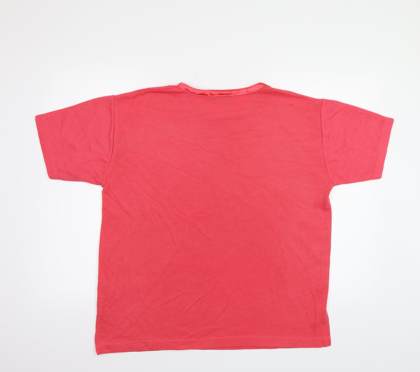 Carolyn Taylor Womens Pink   Basic T-Shirt Size M