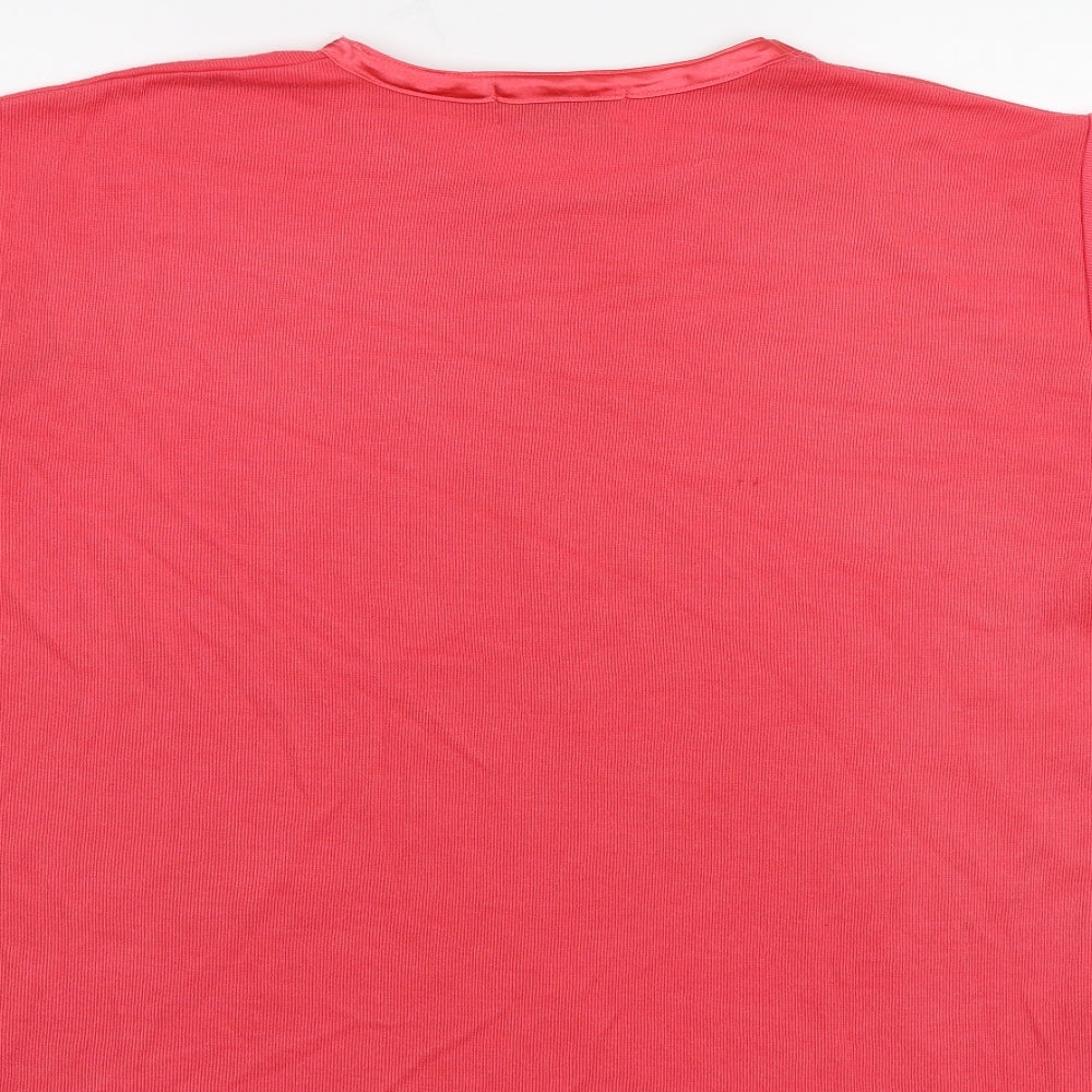 Carolyn Taylor Womens Pink   Basic T-Shirt Size M