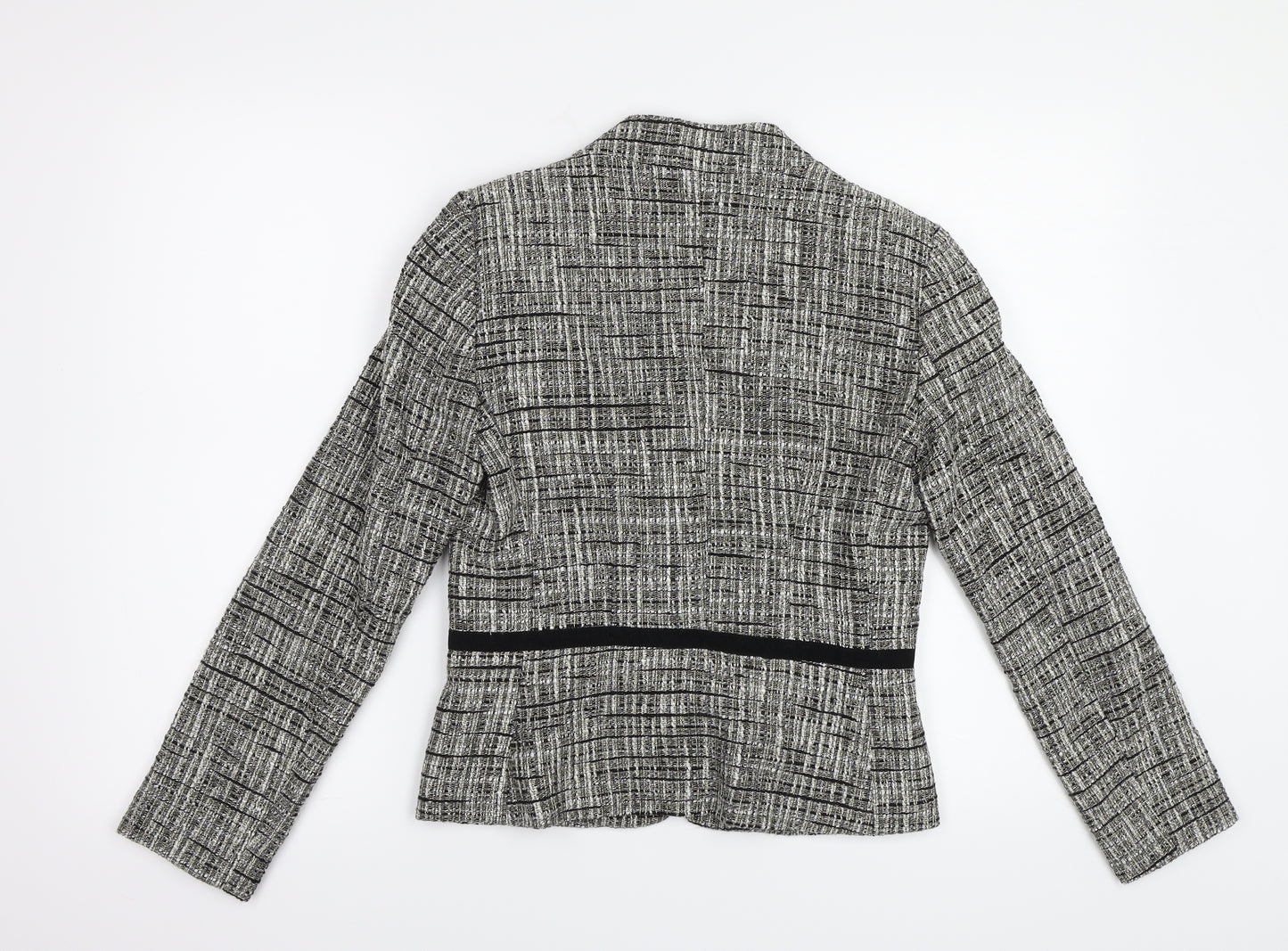 Mango Womens Black Check  Shorts Suit Suit Size S