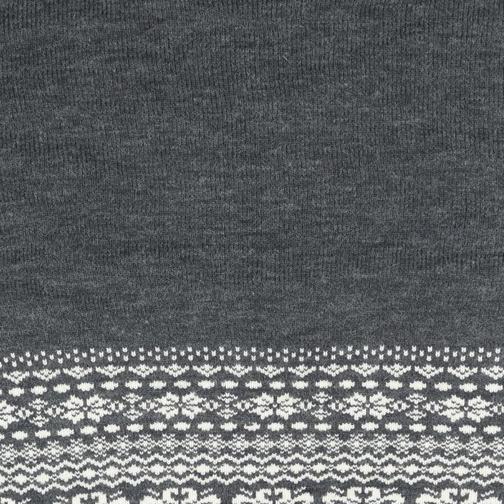 Purple Womens Grey   Pullover Jumper One Size
