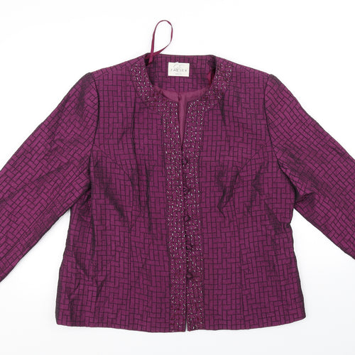 Eastex Womens Purple   Cardigan Jumper Size 16