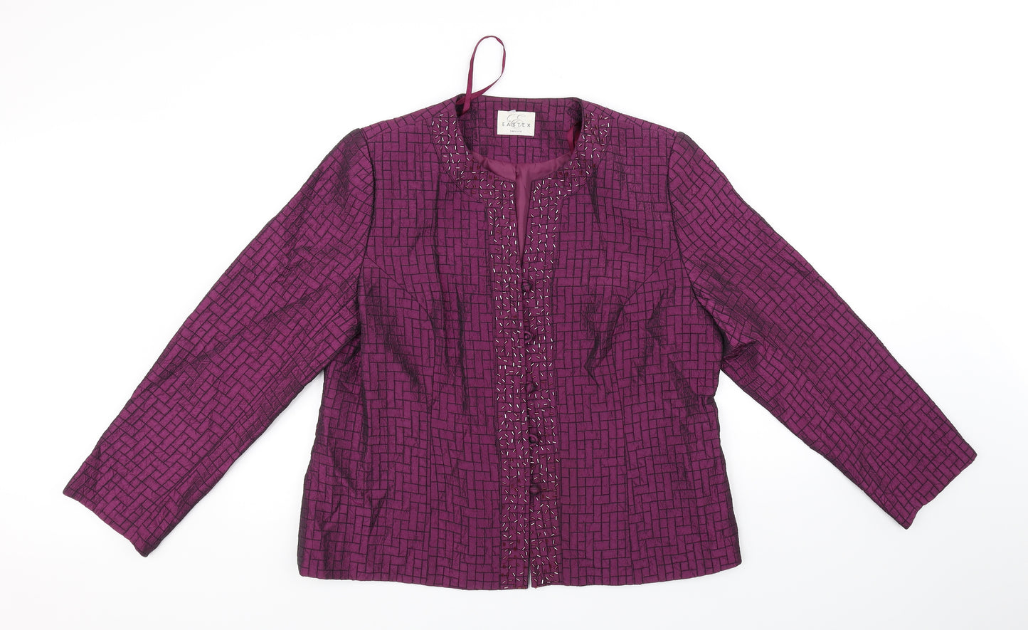 Eastex Womens Purple   Cardigan Jumper Size 16