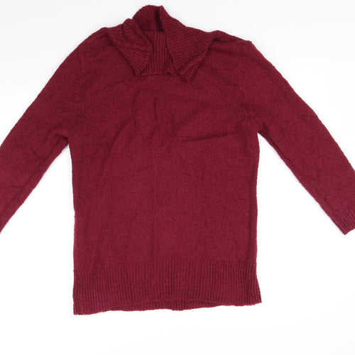 Kliss Womens Purple   Pullover Jumper Size L