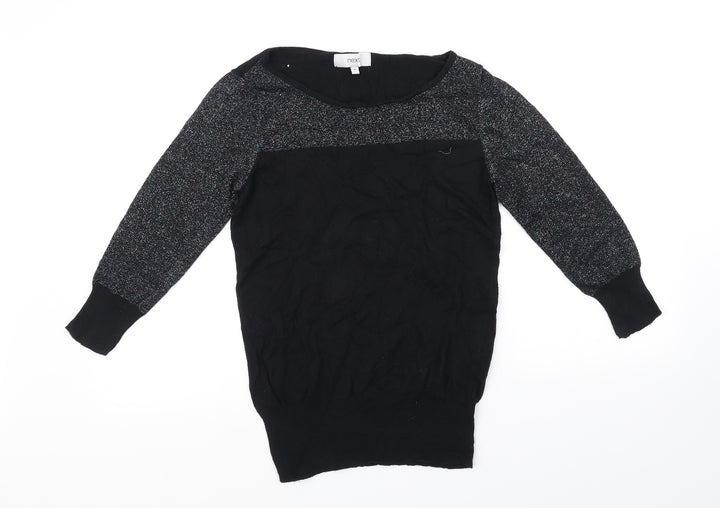 NEXT Womens Black Pullover Jumper Size 8