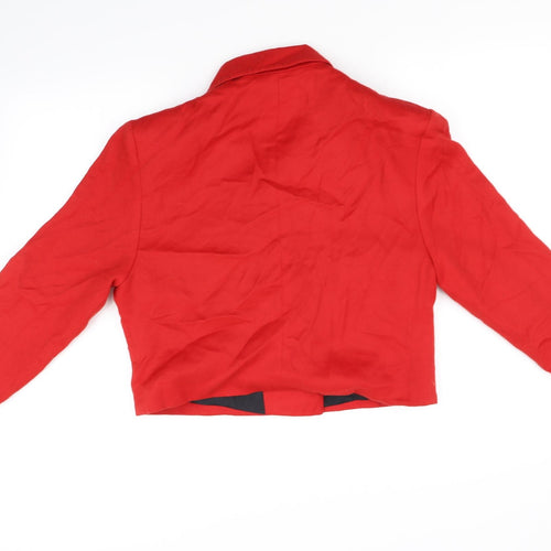zeki london Womens Red   Jacket  Size 12