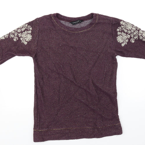 Dorothy Perkins Womens Purple   Pullover Jumper Size 10