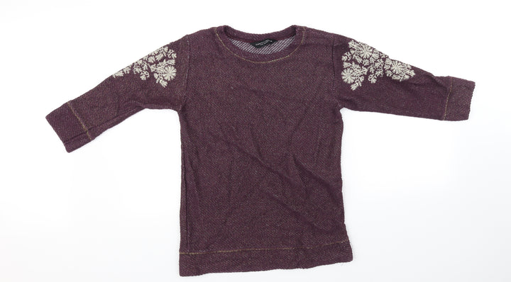 Dorothy Perkins Womens Purple Pullover Jumper Size 10