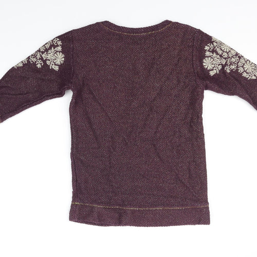 Dorothy Perkins Womens Purple   Pullover Jumper Size 10