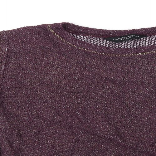 Dorothy Perkins Womens Purple   Pullover Jumper Size 10