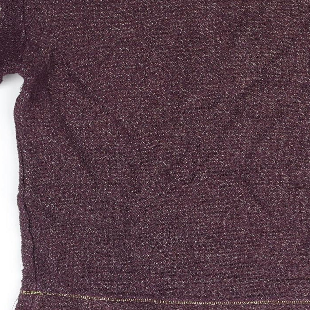 Dorothy Perkins Womens Purple   Pullover Jumper Size 10