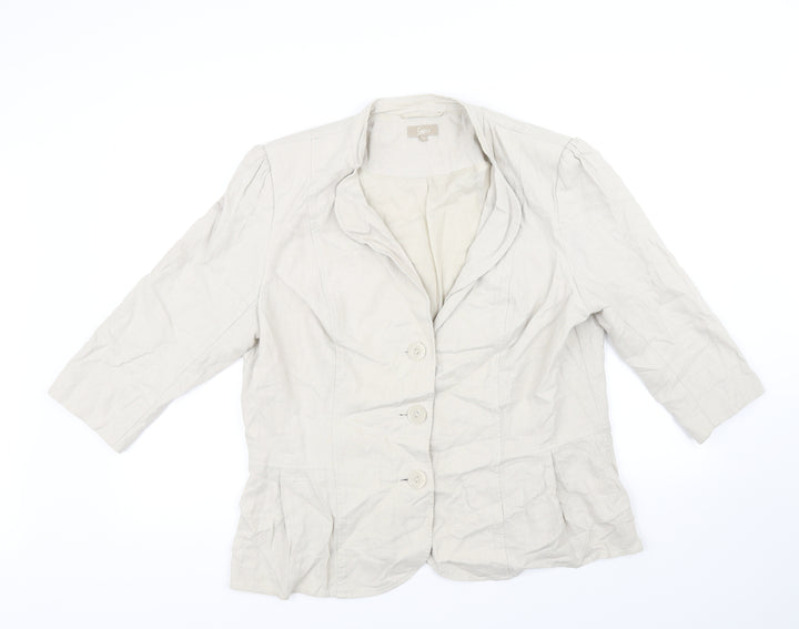 Soon Womens Beige   Jacket  Size 10