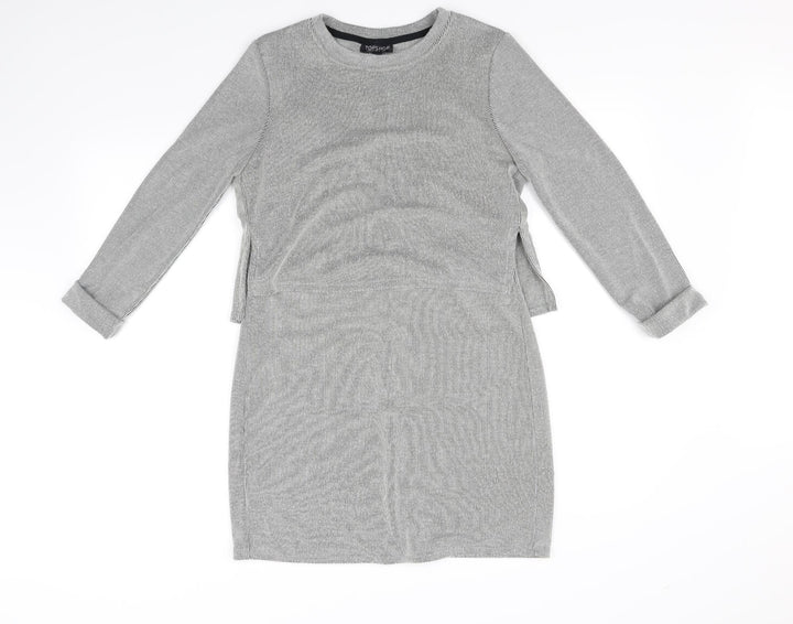 Topshop Womens White   Fit & Flare  Size 8