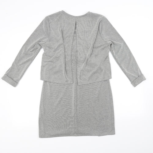 Topshop Womens White   Fit & Flare  Size 8