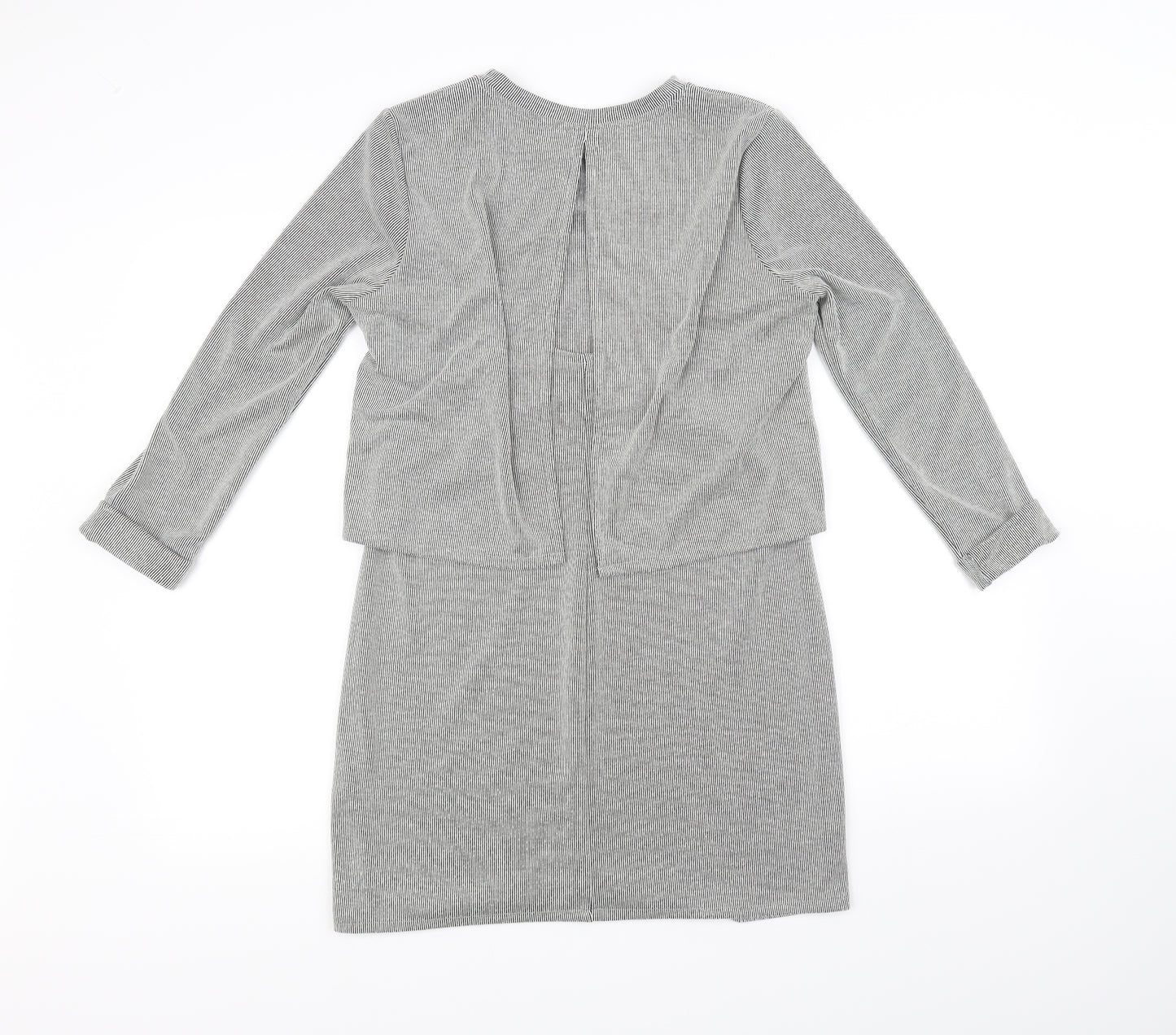 Topshop Womens White   Fit & Flare  Size 8