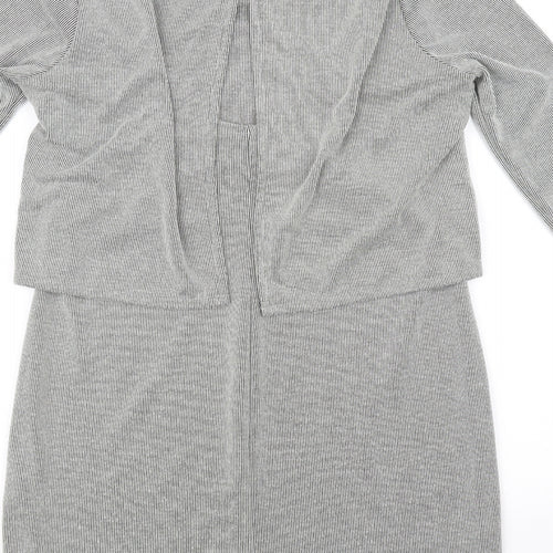 Topshop Womens White   Fit & Flare  Size 8