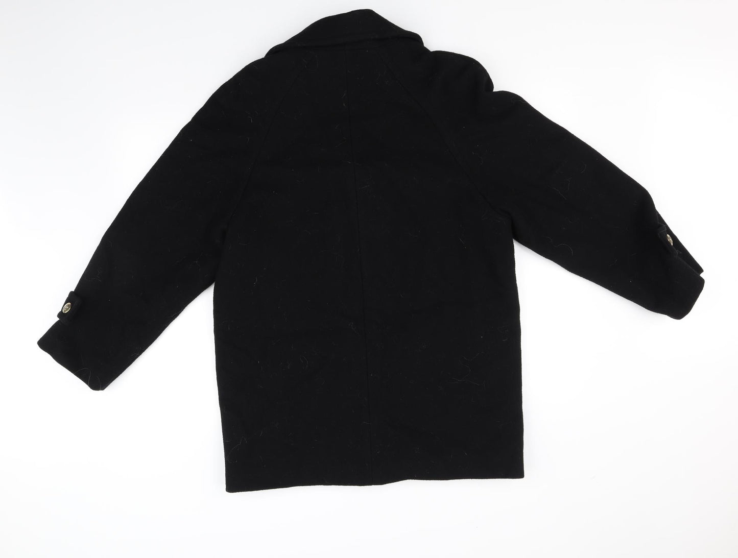 Preworn Womens Black   Jacket Coat Size 16