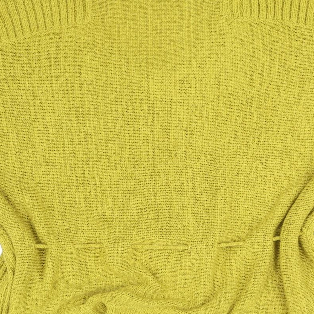 Savior Womens White   Henley Jumper Size 14