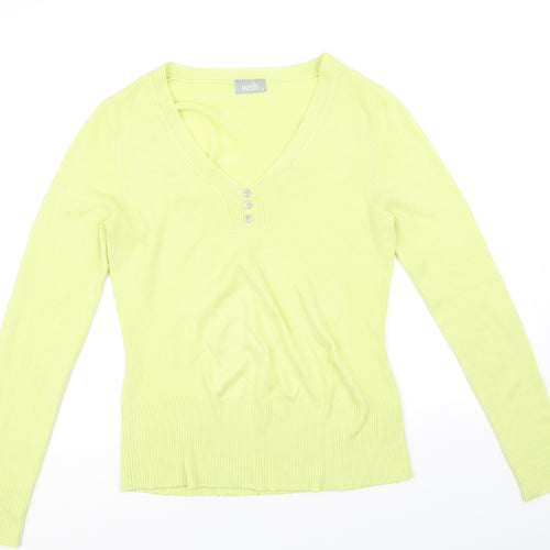 Wallis Womens Yellow   Basic Blouse Size 12