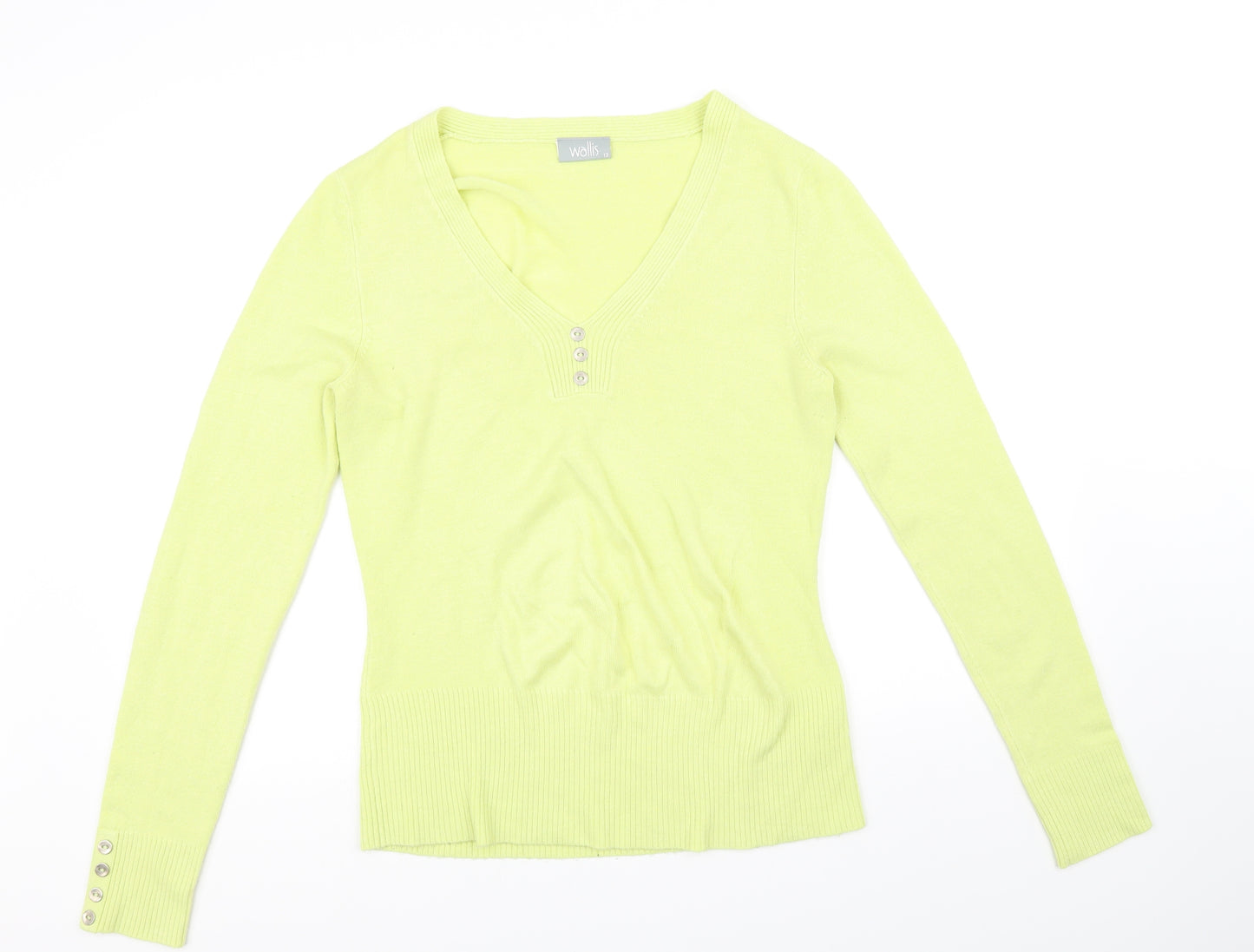 Wallis Womens Yellow   Basic Blouse Size 12