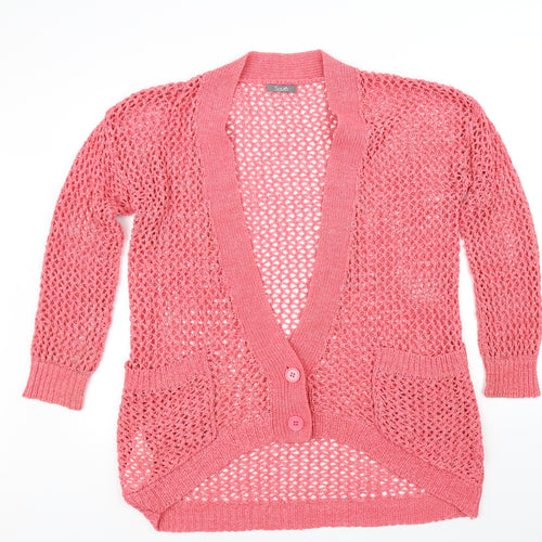 South Womens Pink   Cardigan Jumper Size 14
