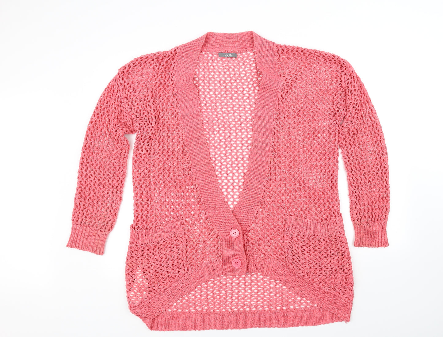 South Womens Pink   Cardigan Jumper Size 14