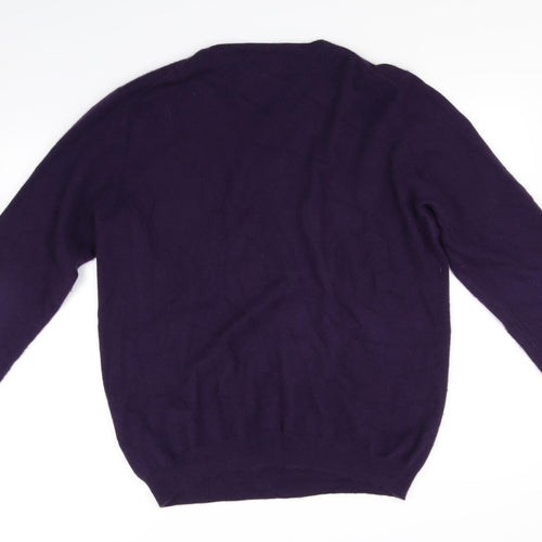 M&S Collection Womens Purple   Pullover Jumper Size L