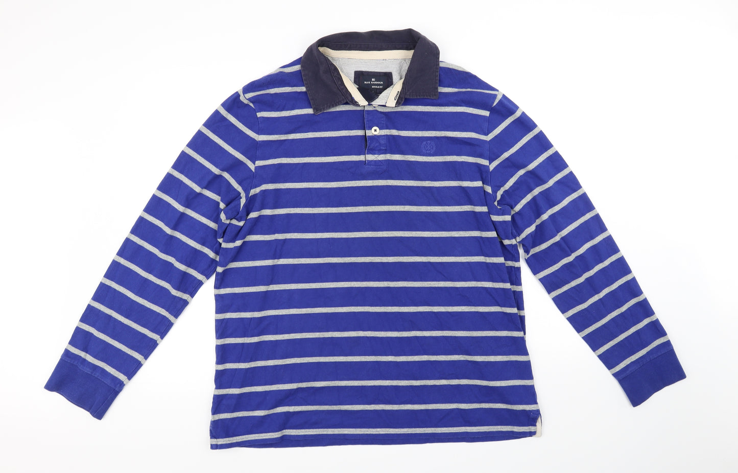 Blue Harbour Mens Blue    Polo Size L