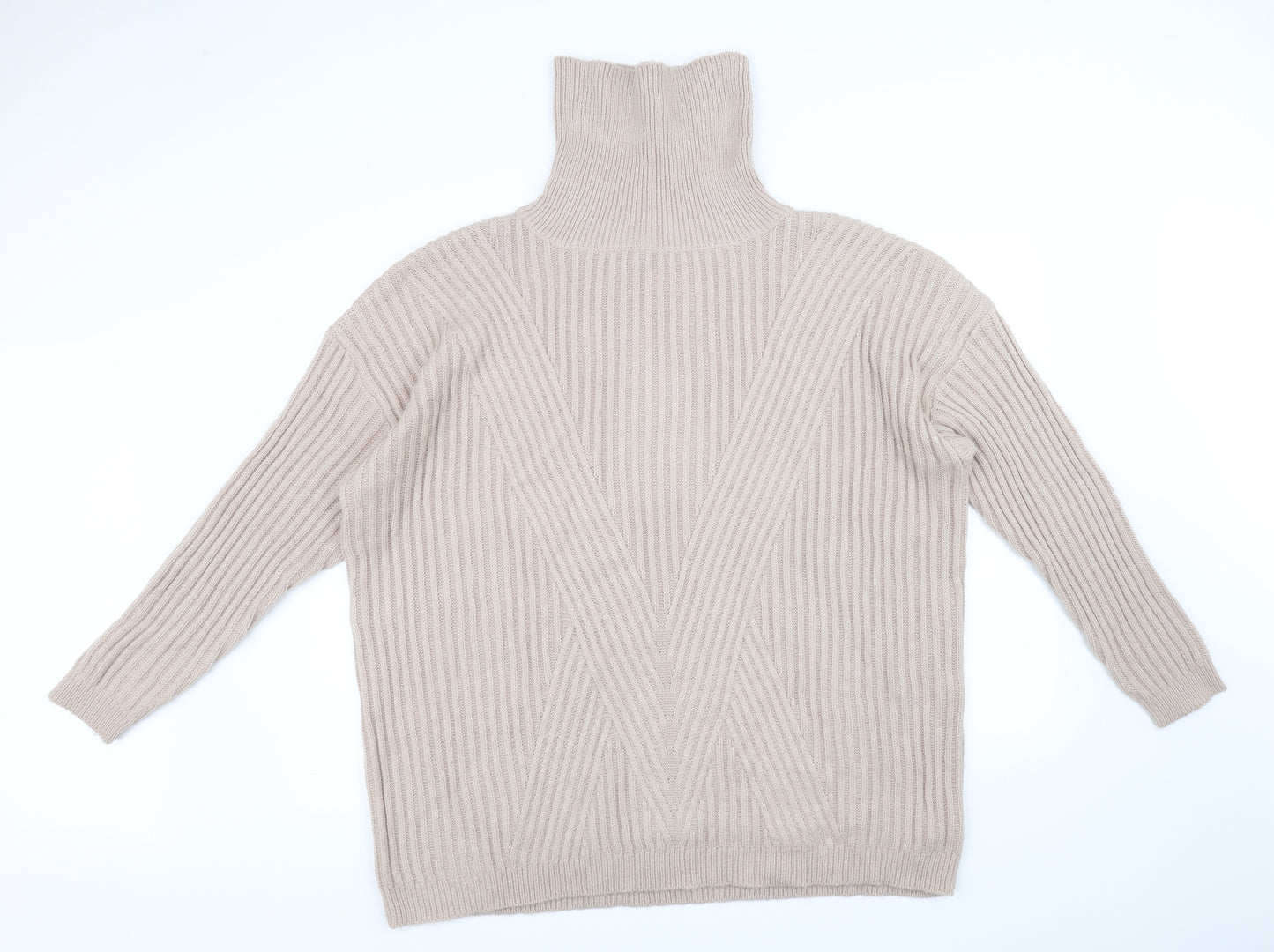 Primark Womens Beige   Pullover Jumper Size 2XL