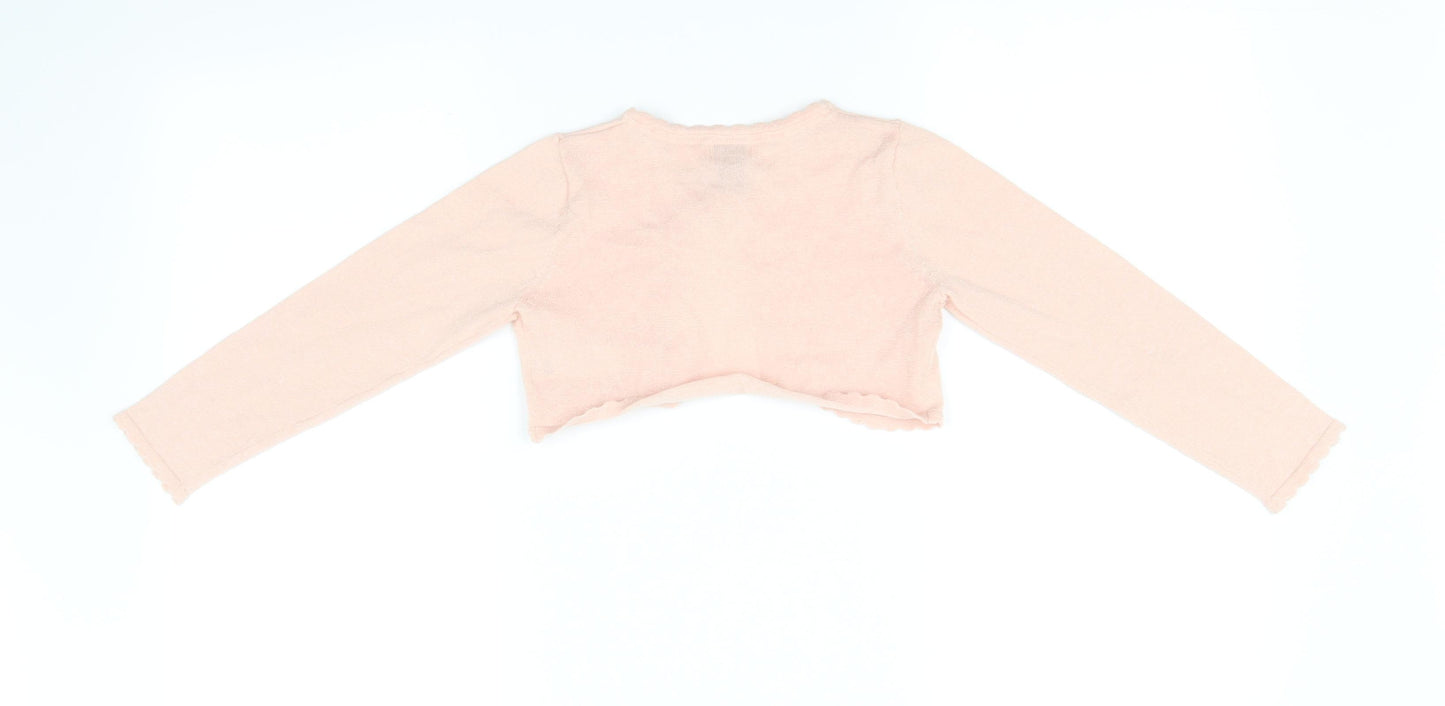 Monsoon Girls Pink   Cardigan Jumper Size 5-6 Years