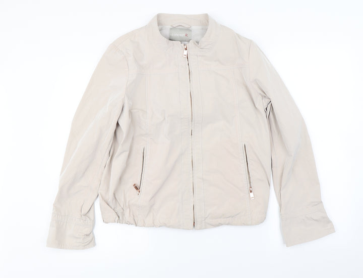 Concept K Womens Beige Jacket Coat Size 14