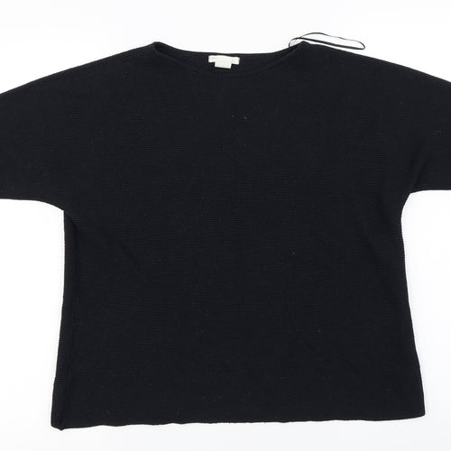 H&M Womens Black   Pullover Jumper Size S