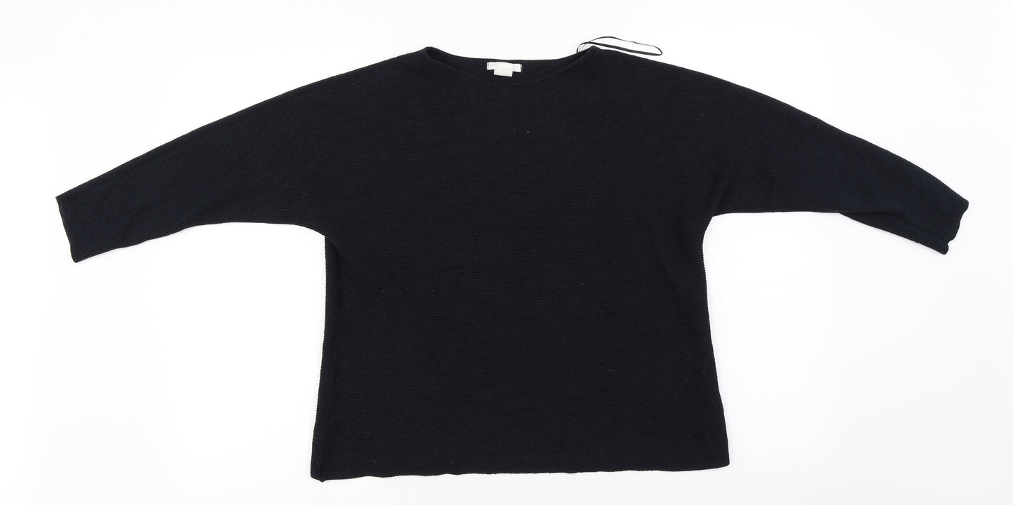 H&M Womens Black   Pullover Jumper Size S