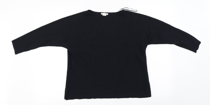 H&M Womens Black   Pullover Jumper Size S