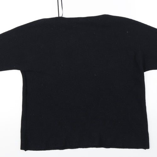 H&M Womens Black   Pullover Jumper Size S