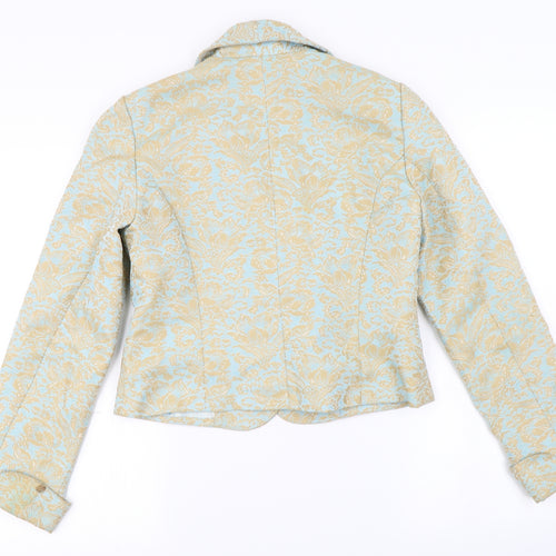 ICE Womens Gold   Jacket Blazer Size 8