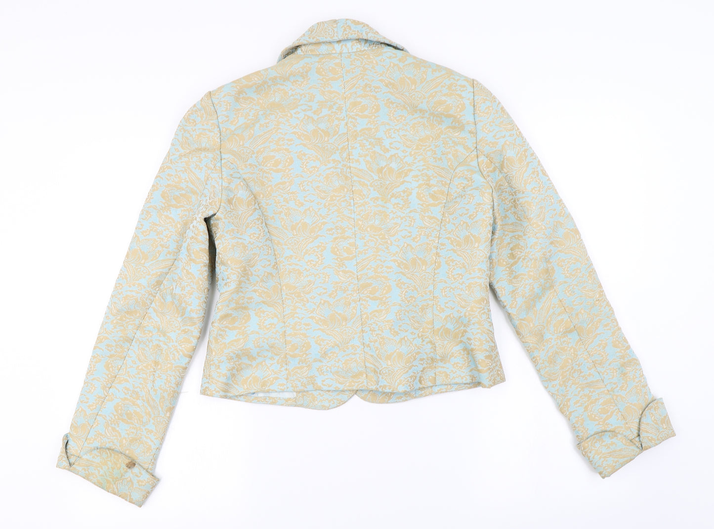 ICE Womens Gold   Jacket Blazer Size 8
