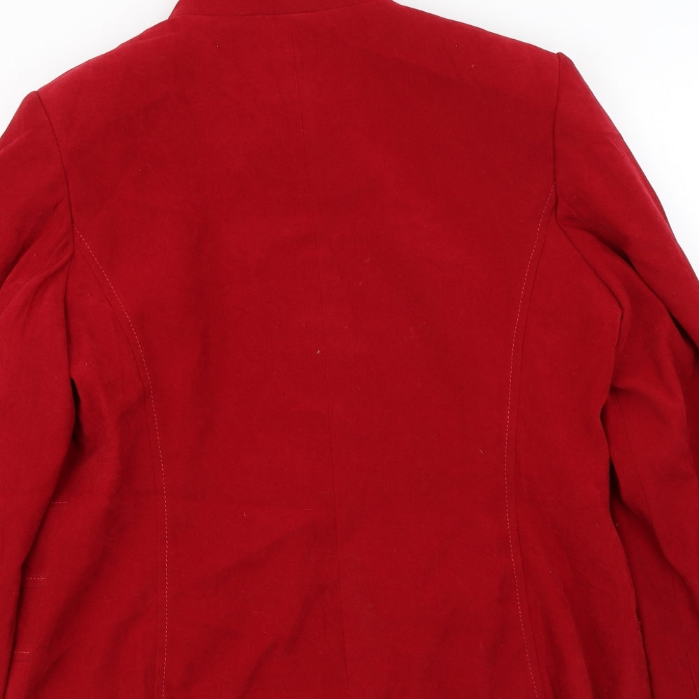 BM  Womens Red   Jacket Coat Size 14