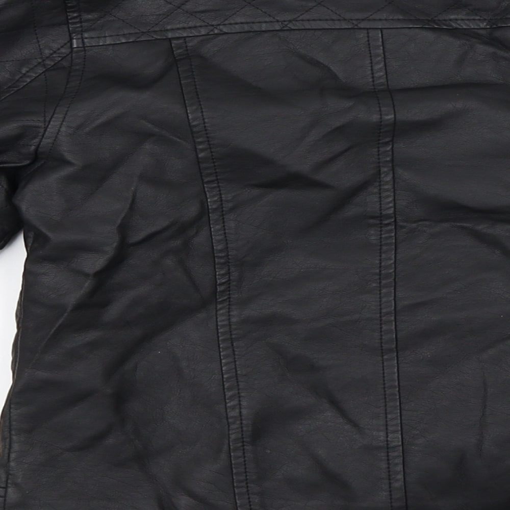 Miss Evie   Girls Black   Jacket Coat Size 11-12 Years
