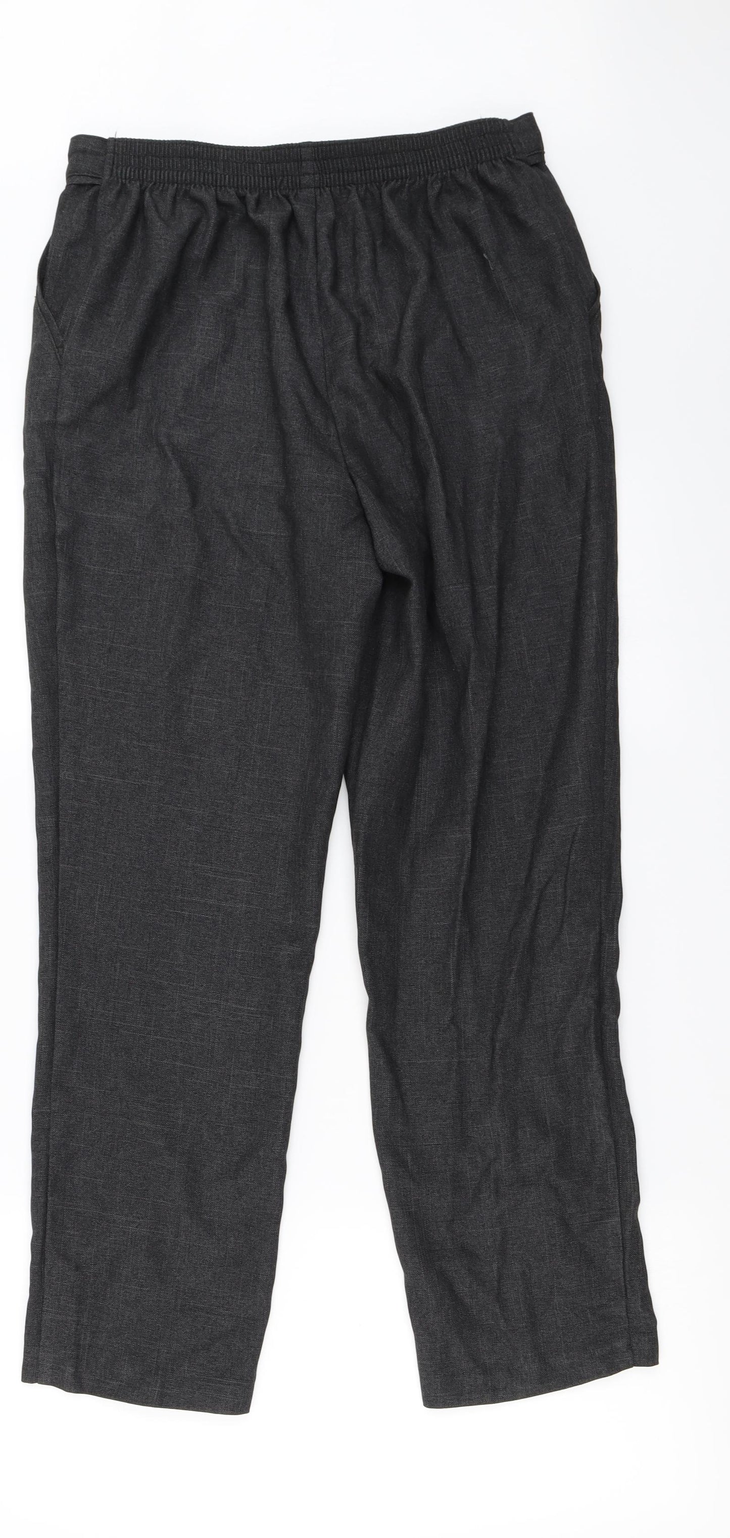 Marks and Spencer Womens Grey   Trousers  Size 12 L26 in