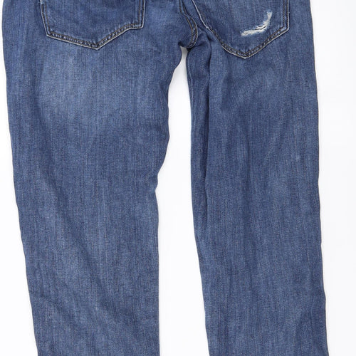 Zara Womens Blue   Straight Jeans Size 28 in L24 in