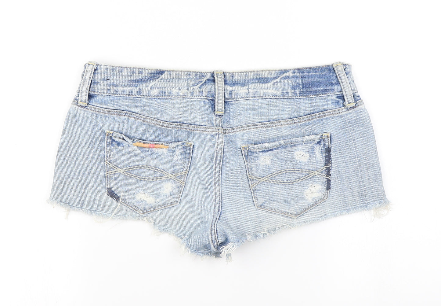Abercrombie & Fitch Womens Blue   Cut-Off Shorts Size 27 in