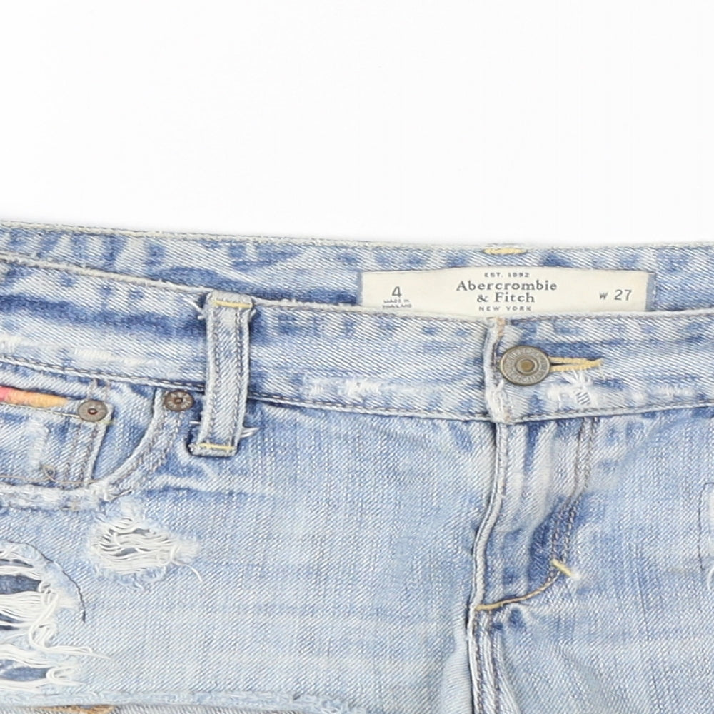 Abercrombie & Fitch Womens Blue   Cut-Off Shorts Size 27 in