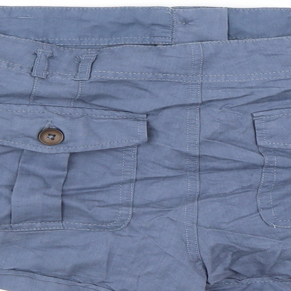 George Womens Blue   Cut-Off Shorts Size 16