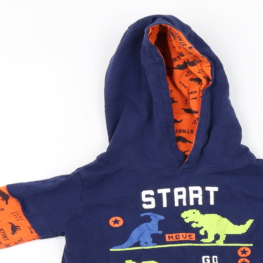 KIKI&KOKO Boys Blue   Basic T-Shirt Size 3-4 Years