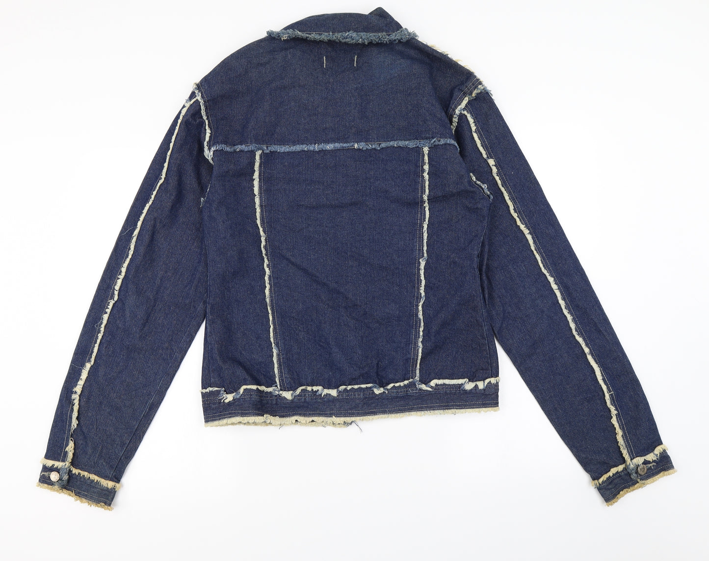 FGF Womens Blue  Denim Jacket Coat Size 14